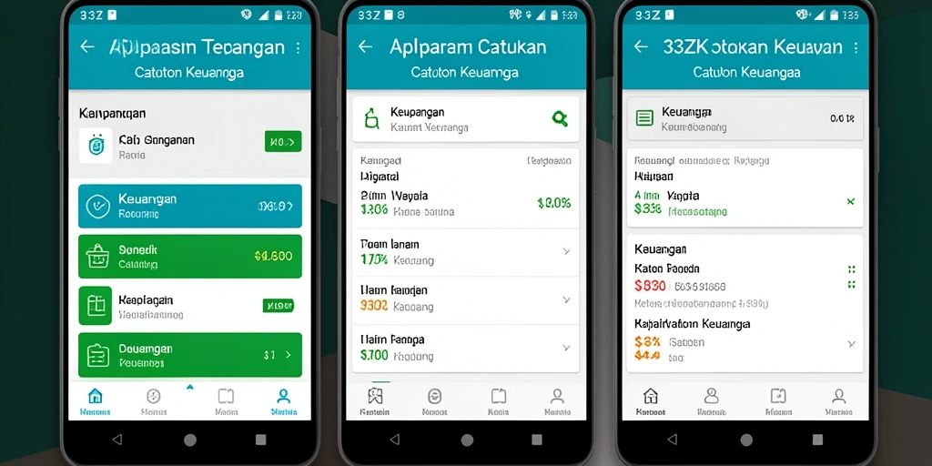 Tampilan antarmuka aplikasi 33ZK yang menarik dan fungsional.