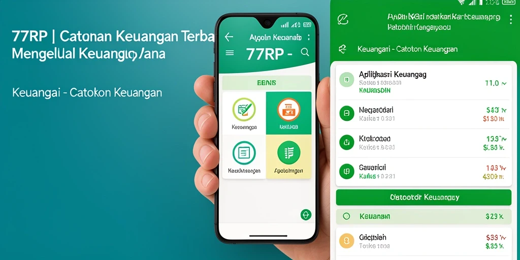 Tampilan antarmuka sederhana dan fungsional dari aplikasi 77RP.