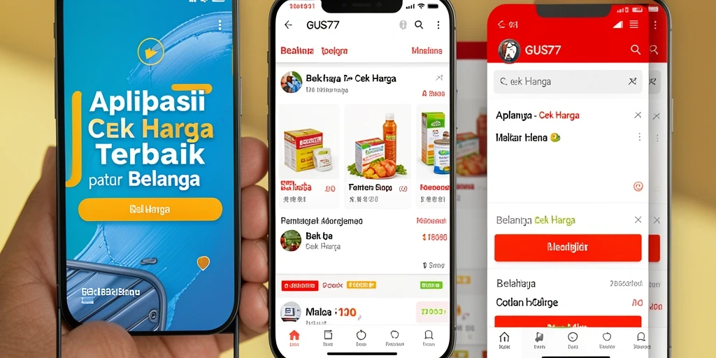 Screenshot GUS77 menunjukkan antarmuka cek harga yang sederhana dan efektif.