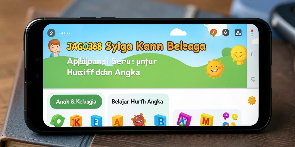 Antarmuka JAGO368 yang menarik dan penuh warna.