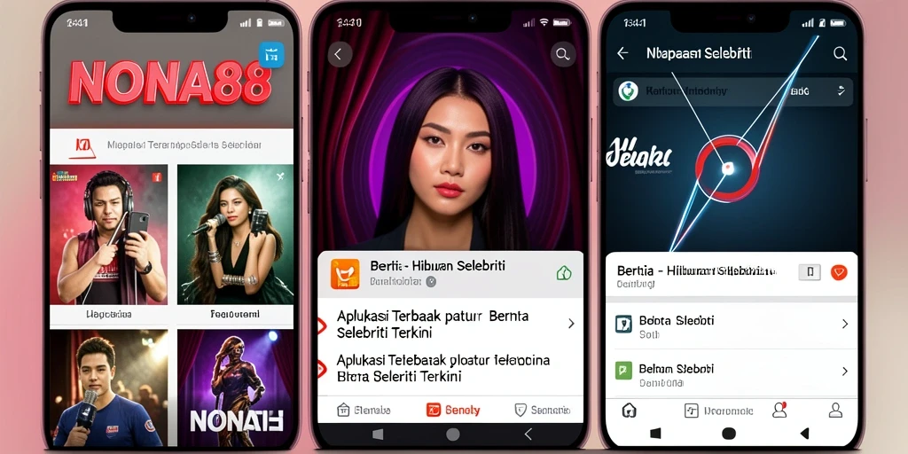 Tampilan antarmuka menarik dari aplikasi NONA88.