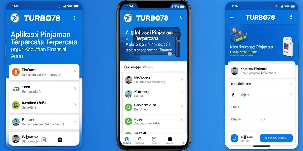 Antarmuka modern dan intuitif dari aplikasi TURBO78.